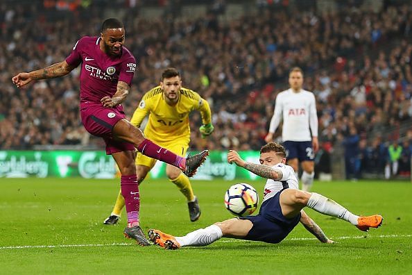 Raheem Sterling and Kieran Trippier